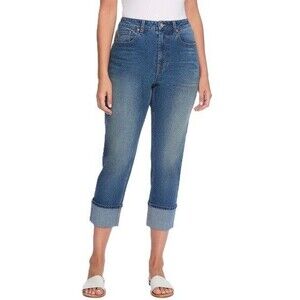Frye High-Rise Crop Jeans Cuffed Hem Amari Wash Size 8/29 NWT